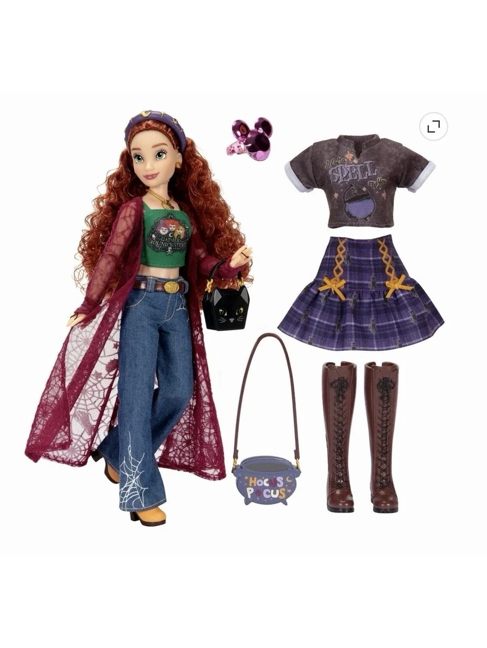 4 Disney ILY 4EVER Doll Maleficent Hocus Pocus Stitch Nightmare Before Christmas